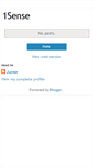 Mobile Screenshot of 1sense.blogspot.com