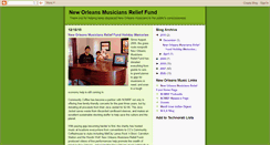 Desktop Screenshot of neworleansmusiciansrelief.blogspot.com