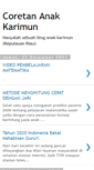 Mobile Screenshot of coretananakkarimun.blogspot.com