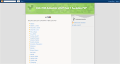 Desktop Screenshot of pistas-baladas-gruperas.blogspot.com