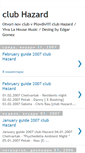 Mobile Screenshot of clubhazard.blogspot.com