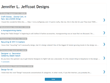 Tablet Screenshot of jenniferljeffcoatdesigns.blogspot.com