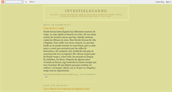Desktop Screenshot of investielegando.blogspot.com