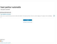 Tablet Screenshot of haut-parleur-autoradio.blogspot.com