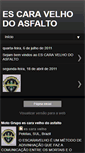 Mobile Screenshot of escaravelhodoasfalto.blogspot.com