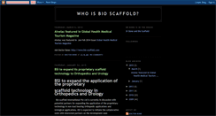 Desktop Screenshot of bioscaffold.blogspot.com