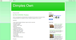 Desktop Screenshot of dimplesownview.blogspot.com