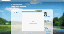 Desktop Screenshot of empowerment-99.blogspot.com
