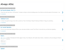 Tablet Screenshot of alwaysalliexx.blogspot.com