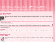 Tablet Screenshot of boricuasmakeupandfashionaddiction.blogspot.com