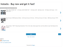 Tablet Screenshot of instockshereforsale.blogspot.com