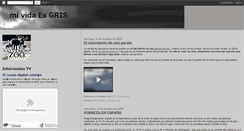 Desktop Screenshot of mividaesgris.blogspot.com