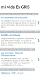 Mobile Screenshot of mividaesgris.blogspot.com