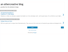 Tablet Screenshot of othercreative.blogspot.com