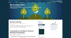 Desktop Screenshot of my-ecobabystore.blogspot.com