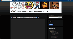 Desktop Screenshot of contrariodooposto.blogspot.com