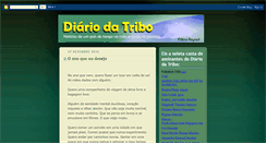 Desktop Screenshot of diariodatribo.blogspot.com