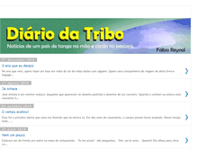 Tablet Screenshot of diariodatribo.blogspot.com