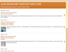 Tablet Screenshot of jualanonline-wafiasyura.blogspot.com