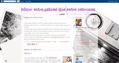 Desktop Screenshot of cabrasmejorquecabrones.blogspot.com