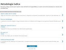 Tablet Screenshot of metodologiasludicas.blogspot.com