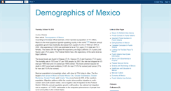 Desktop Screenshot of demographicsofmexico.blogspot.com
