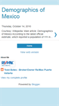 Mobile Screenshot of demographicsofmexico.blogspot.com