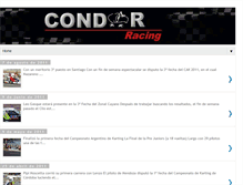 Tablet Screenshot of condormotorsport.blogspot.com