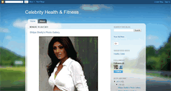 Desktop Screenshot of celebrityhealthfitness.blogspot.com