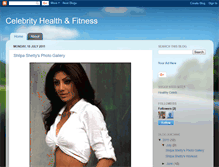 Tablet Screenshot of celebrityhealthfitness.blogspot.com