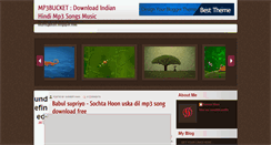 Desktop Screenshot of hindimp3sdownload.blogspot.com