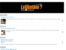 Tablet Screenshot of laventanaarteyculturamadrid.blogspot.com
