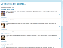Tablet Screenshot of lavidaestapordelante.blogspot.com