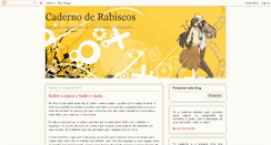 Desktop Screenshot of caderno-de-rabiscos.blogspot.com