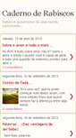 Mobile Screenshot of caderno-de-rabiscos.blogspot.com
