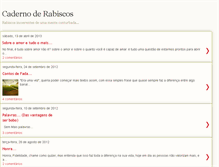 Tablet Screenshot of caderno-de-rabiscos.blogspot.com