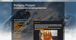 Desktop Screenshot of foragingprepper.blogspot.com
