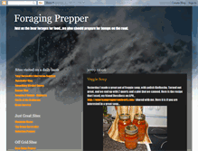 Tablet Screenshot of foragingprepper.blogspot.com