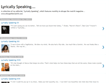 Tablet Screenshot of lyricallyspeakingetm.blogspot.com