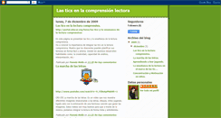 Desktop Screenshot of lasticsenlalectura.blogspot.com