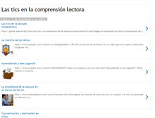 Tablet Screenshot of lasticsenlalectura.blogspot.com