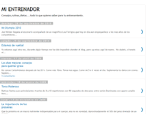 Tablet Screenshot of mientrenador.blogspot.com