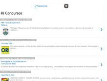 Tablet Screenshot of kiconcursos.blogspot.com