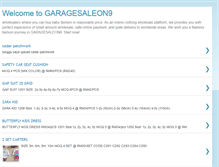 Tablet Screenshot of garagesaleon9.blogspot.com