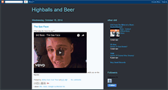 Desktop Screenshot of highballsandbeer.blogspot.com