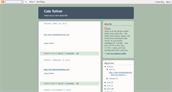 Desktop Screenshot of coletoliver.blogspot.com