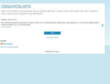 Tablet Screenshot of cdguycdlists.blogspot.com