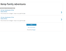 Tablet Screenshot of kempfamilyadventures.blogspot.com