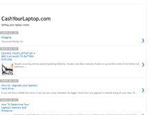 Tablet Screenshot of cashyourlaptop.blogspot.com