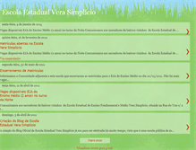 Tablet Screenshot of escolaestadualverasimplicio.blogspot.com